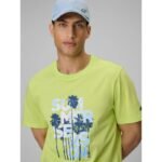 Mens oversized printed T-shirt 4F 4FWSS26TTSHM2784-42S - Image 3