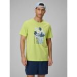 Mens oversized printed T-shirt 4F 4FWSS26TTSHM2784-42S