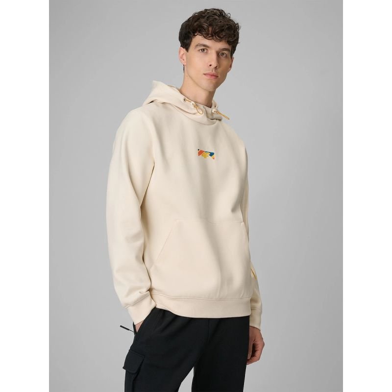 lupin-wear-ca-men-s-regular-hooded-sweatshirt-4f-4frss26tswsm2894-12s-2970187 Mens regular hooded sweatshirt 4F 4FRSS26TSWSM2894-12S - Image 1