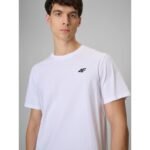 Mens regular plain T-shirt 4F 4FRMM00TTSHM4192-10S - Image 3