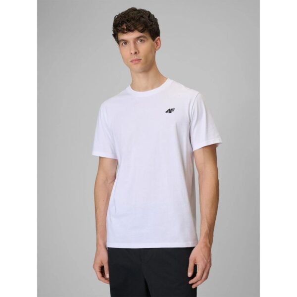 Mens regular plain T-shirt 4F 4FRMM00TTSHM4192-10S
