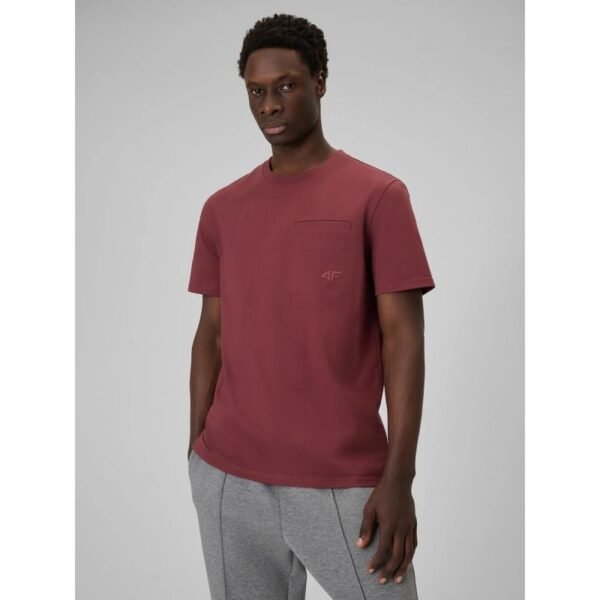 Mens regular plain T-shirt 4F 4FRSS26TTSHM3637-60S