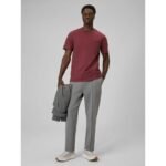 Mens regular plain T-shirt 4F 4FRSS26TTSHM3637-60S - Image 5