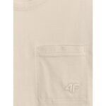 Mens regular plain T-shirt 4F 4FRSS26TTSHM3637-83S - Image 8
