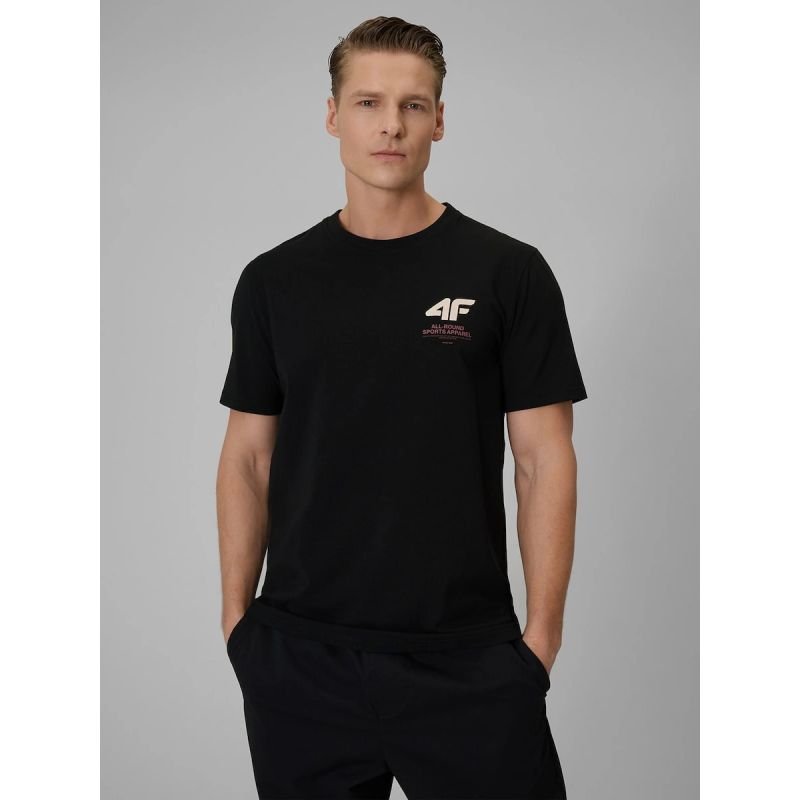 lupin-wear-ca-men-s-regular-plain-t-shirt-4f-4frss26ttshm3990-20s-2970221 Mens regular plain T-shirt 4F 4FRSS26TTSHM3990-20S - Image 1