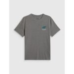 Mens regular plain T-shirt 4F 4FRSS26TTSHM3990-24M - Image 5