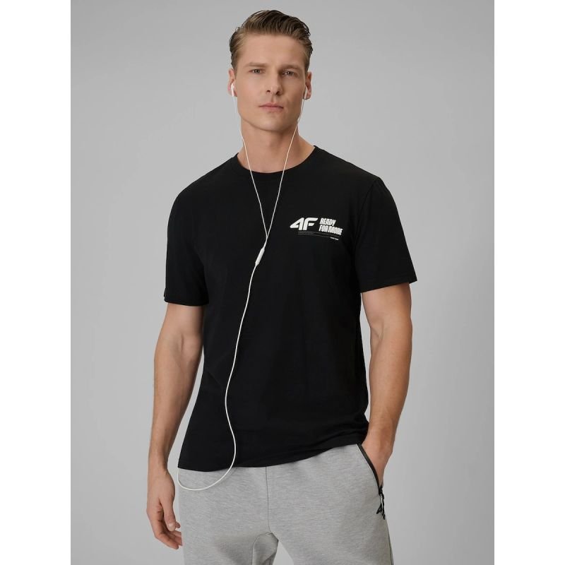 lupin-wear-ca-men-s-regular-plain-t-shirt-4f-4frss26ttshm3992-20s-2930179 Mens regular plain T-shirt 4F 4FRSS26TTSHM3992-20S - Image 1