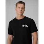Mens regular plain T-shirt 4F 4FRSS26TTSHM3992-20S - Image 3