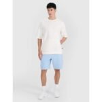Mens short-sleeved sweatshirt without hood 4F 4FRSS25TSWSM2114-11S - Image 2