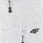 Mens sweatshirt 4F M2547 cool light gray melange 4FWMM00TSWSM2547 27M - Image 4