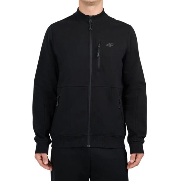 Mens sweatshirt 4F M2547 deep black 4FWMM00TSWSM2547 20S