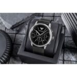 Mens Watch EMPORIO ARMANI Minimalist Chronograph AR11774 + BOX - Image 5