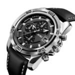 Mens Watch Skmei 9156SIBK + BOX - Image 2