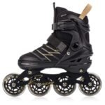 Meteor L 38-43 Buzzy Roller Skates Black/Gold - Image 2