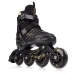 Meteor L 38-43 Buzzy Roller Skates Black/Gold - Image 3