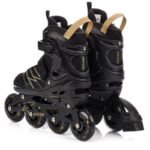 Meteor L 38-43 Buzzy Roller Skates Black/Gold - Image 5
