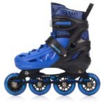 Meteor M 34-37 Loky Roller Skates Black/Blue - Image 2