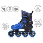 Meteor M 34-37 Loky Roller Skates Black/Blue - Image 8
