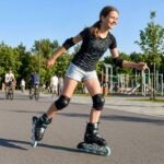 Meteor M 34-37 Urbo Roller Skates Black/Mint - Image 2