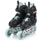 Meteor M 34-37 Urbo Roller Skates Black/Mint - Image 8