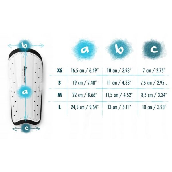 Meteor S football shin guards