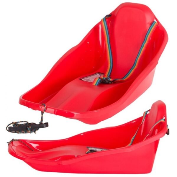 MINI TOPO RED PLASTIC SLEDGE