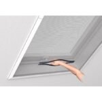 MOSQUITO NET WINDOW ROOF 140X170 WHITE POLYESTER + VELCRO TAPE - Image 3