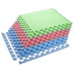 Multipack One Fitness MP10 puzzle mat green-blue-red 9 pieces 10 mm - Image 2