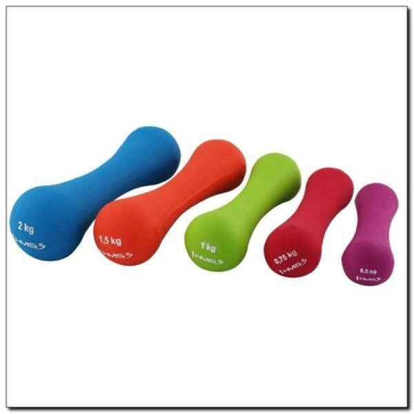 Neoprene-coated cast iron weight 0.75kg 17025