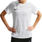Nike Dri-Fit Park VIII Womens T-Shirt White HV8178 100 - Image 4