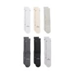 Nike Everyday Elevated Socks 6 Pairs Gray, Cream HQ8021 904 - Image 3