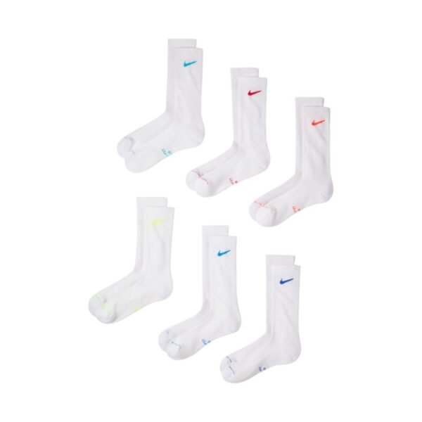 Nike Everyday Elevated Socks 6 Pairs White HQ8021 906