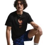 Nike FFF Soccer Mens T-Shirt Black IH2181 010 - Image 5