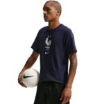 Nike FFF Soccer Mens T-Shirt Navy Blue IH2181 498 - Image 3