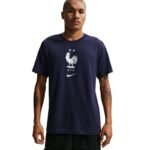 Nike FFF Soccer Mens T-Shirt Navy Blue IH2181 498 - Image 5