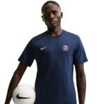 Nike PSG Essential Mens T-Shirt Navy Blue IM1664 410 - Image 3