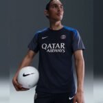 Nike PSG Strike Mens T-Shirt Navy Blue HJ7758 411 - Image 3