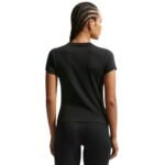 Nike Sportswear Chill Knit Womens T-Shirt Black FV5508 010 - Image 2