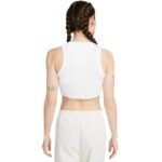 Nike Sportswear Chill Knit Womens T-Shirt White FB8279 100 - Image 2