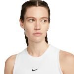 Nike Sportswear Chill Knit Womens T-Shirt White FB8279 100 - Image 3