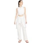 Nike Sportswear Chill Knit Womens T-Shirt White FB8279 100 - Image 5
