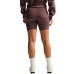 Nike Sportswear Classics Womens Shorts Brown DV7797 502 - Image 2