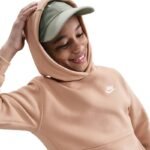 Nike Sportswear Club Fleece Beige Kids Sweatshirt FD3000 200 - Image 3