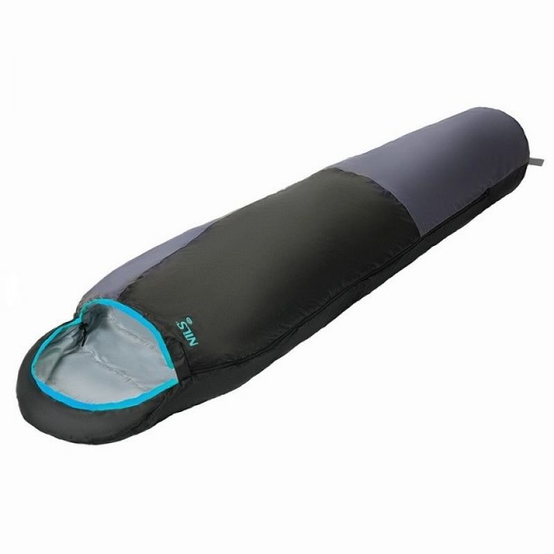 lupin-wear-ca-nils-camp-nc1705-ultra-light-sleeping-bag-black-and-mint-1556136 NILS CAMP NC1705 Ultra Light Sleeping Bag Black and Mint - Image 1