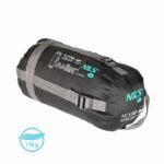 NILS CAMP NC1705 Ultra Light Sleeping Bag Black and Mint - Image 4