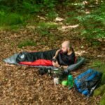 NILS CAMP NC2012 sleeping bag black and red - Image 2