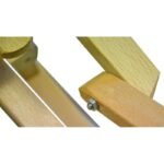 NINA WOODEN SLEDGE WITH BACKREST - Image 3
