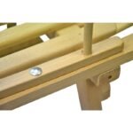 NINA WOODEN SLEDGE WITH BACKREST - Image 4