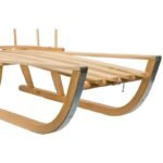 NINA WOODEN SLEDGE WITH BACKREST - Image 8