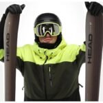 Oneill Mens Winter Sports Jacket Carbonite Snowboard Skis 10K Green Black - Image 5